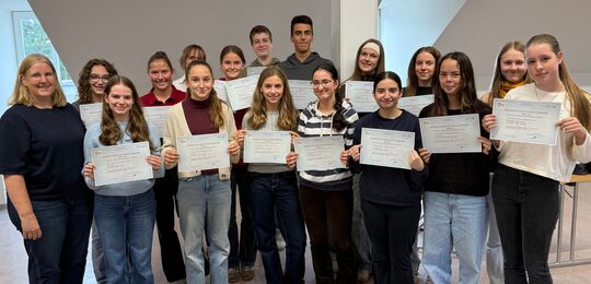 Vive le français! Erfolgreiche DELF-Prüfungen an der Freiherr-vom-Stein-Schule
