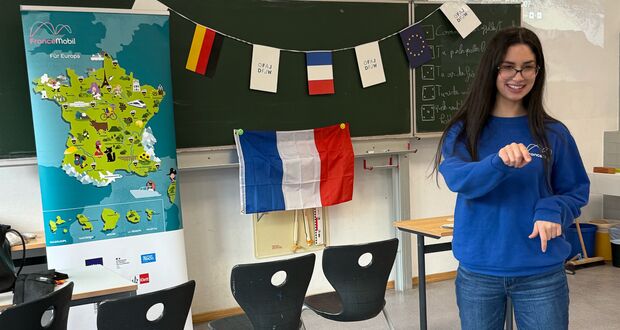 Das Francemobil zu Gast an der FvSS