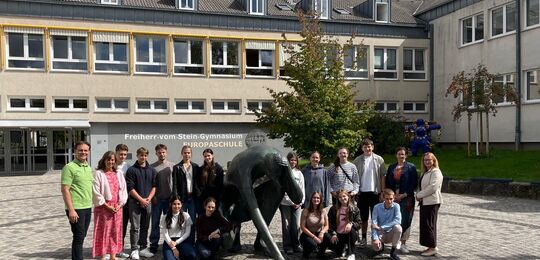 Europa lebt von Begegnung: Besuch aus Brünn an der Stein-Schule