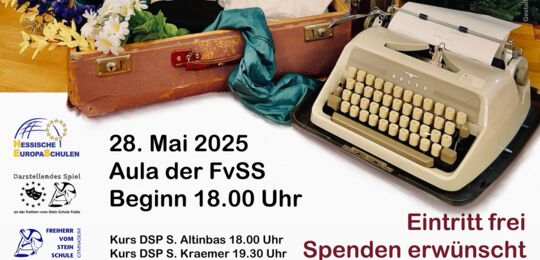 „Zwischen Wahn und Wirklichkeit“ & „Heimsuchung“ – Theaterabend an der FvSS