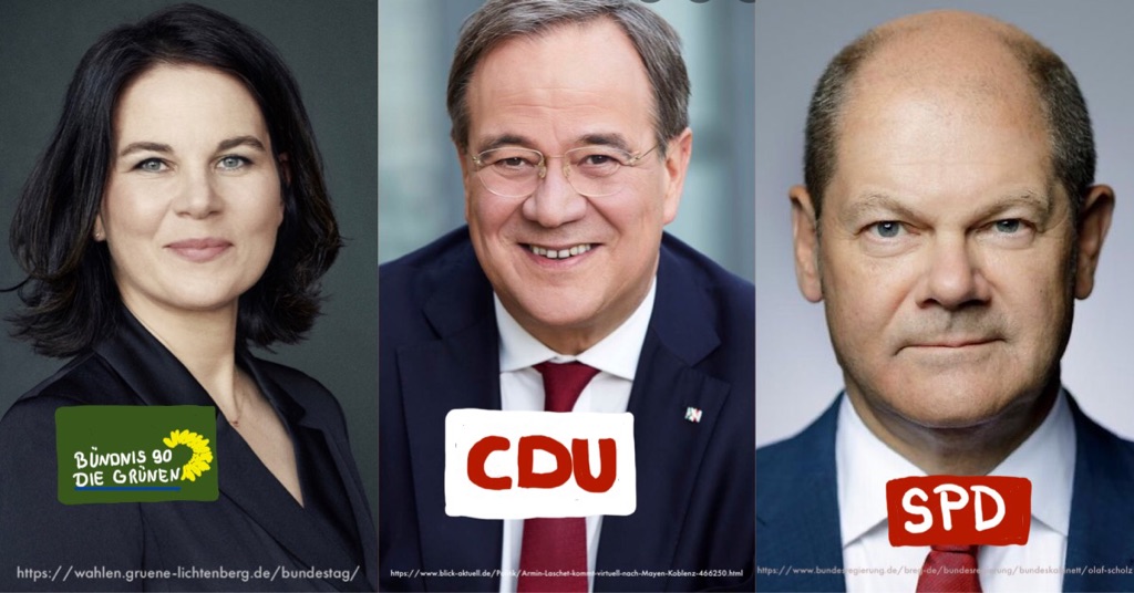 Bundestagswahlen 2021 - auf dem Weg ins Kanzleramt